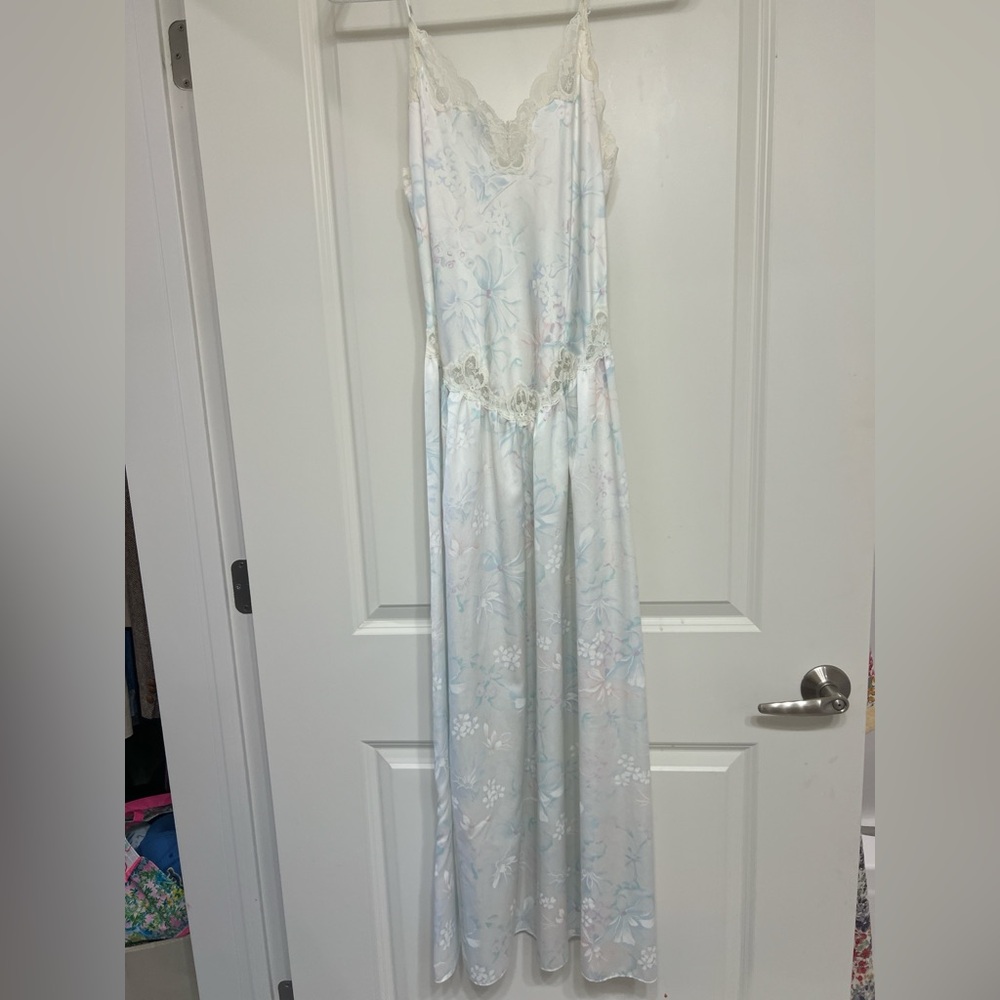 Vintage Tom Bezduda 70’s maxi slip dress, made in USA